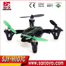 Hubsan X4 H107C 2.4G 4CH RC Helicóptero Quadcopter con cámara RTF + Transmisor + Batería Mini Drones Juguetes de control remoto SJY-H107C